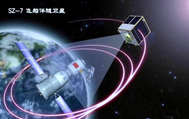 這個大衛(wèi)星的“小保鏢”傳回了我國的第一張飛船照片(圖2)