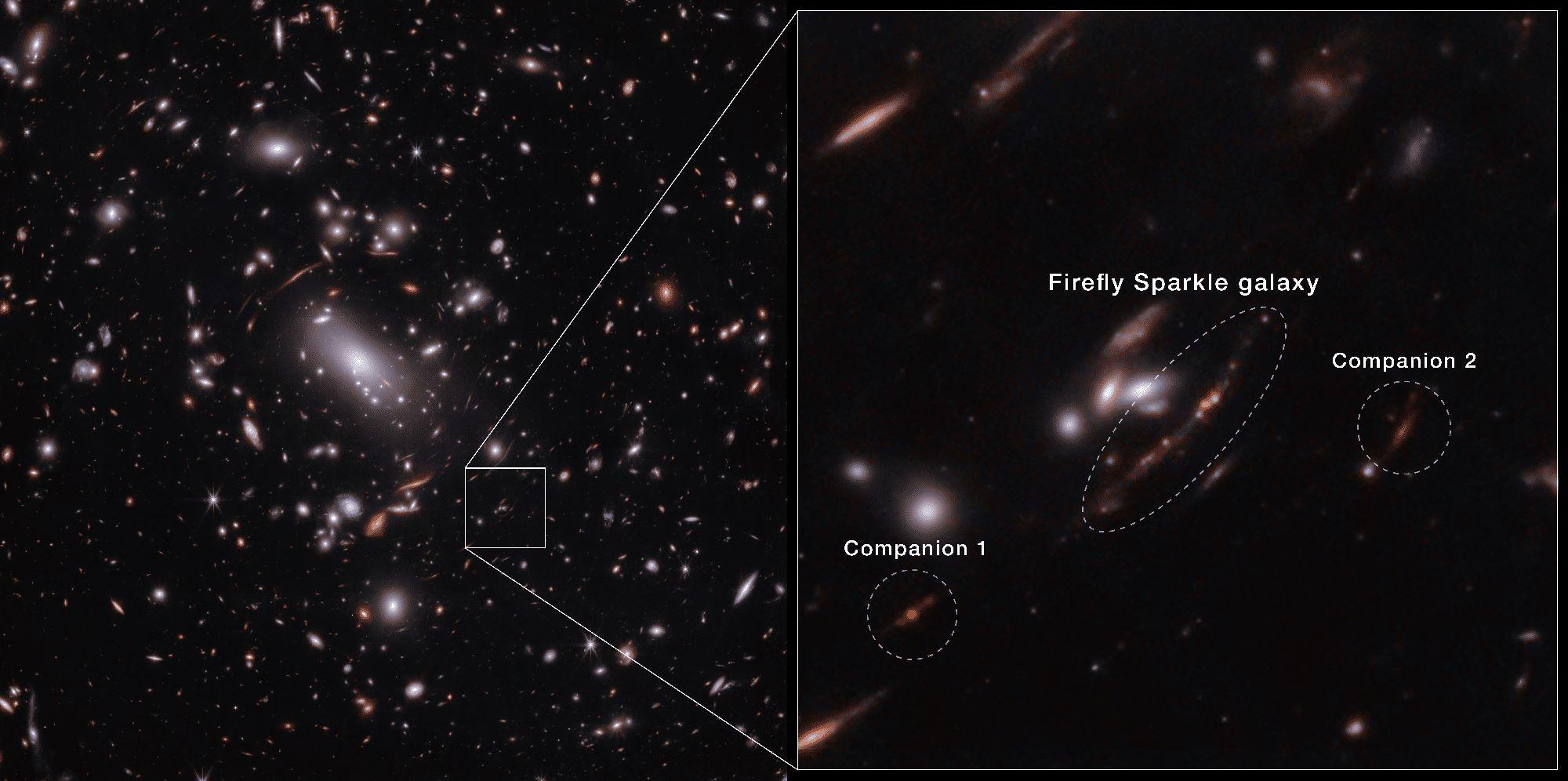 “螢火蟲閃爍”為早期星系形成提供新見解