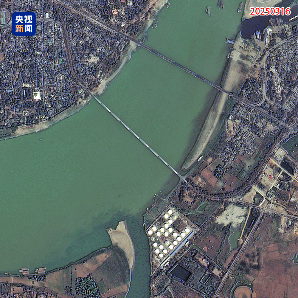 緬甸地震受災(zāi)前后對(duì)比我國(guó)14顆衛(wèi)星為救援提供衛(wèi)星圖像信息(圖3)